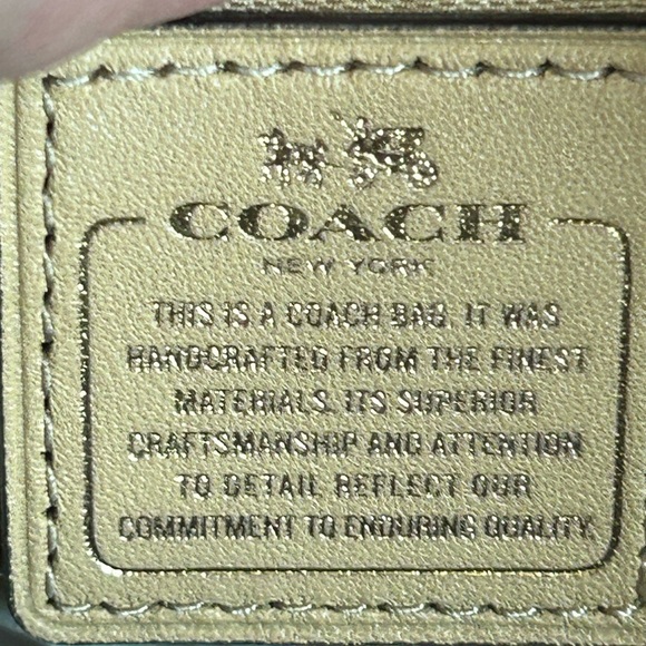COACH Swagger 30 Polish Pebble Leather Tote Bag - Picture 6 of 7